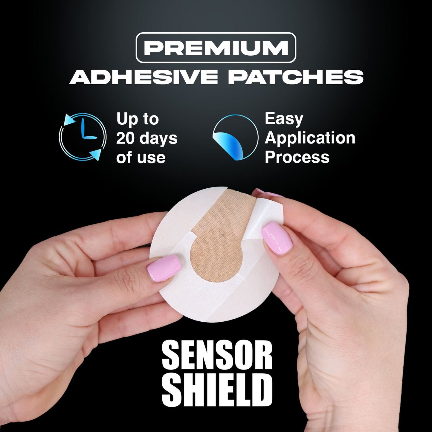 Sensor Shield Freestyle Libre 3 Plus Adhesive Patches