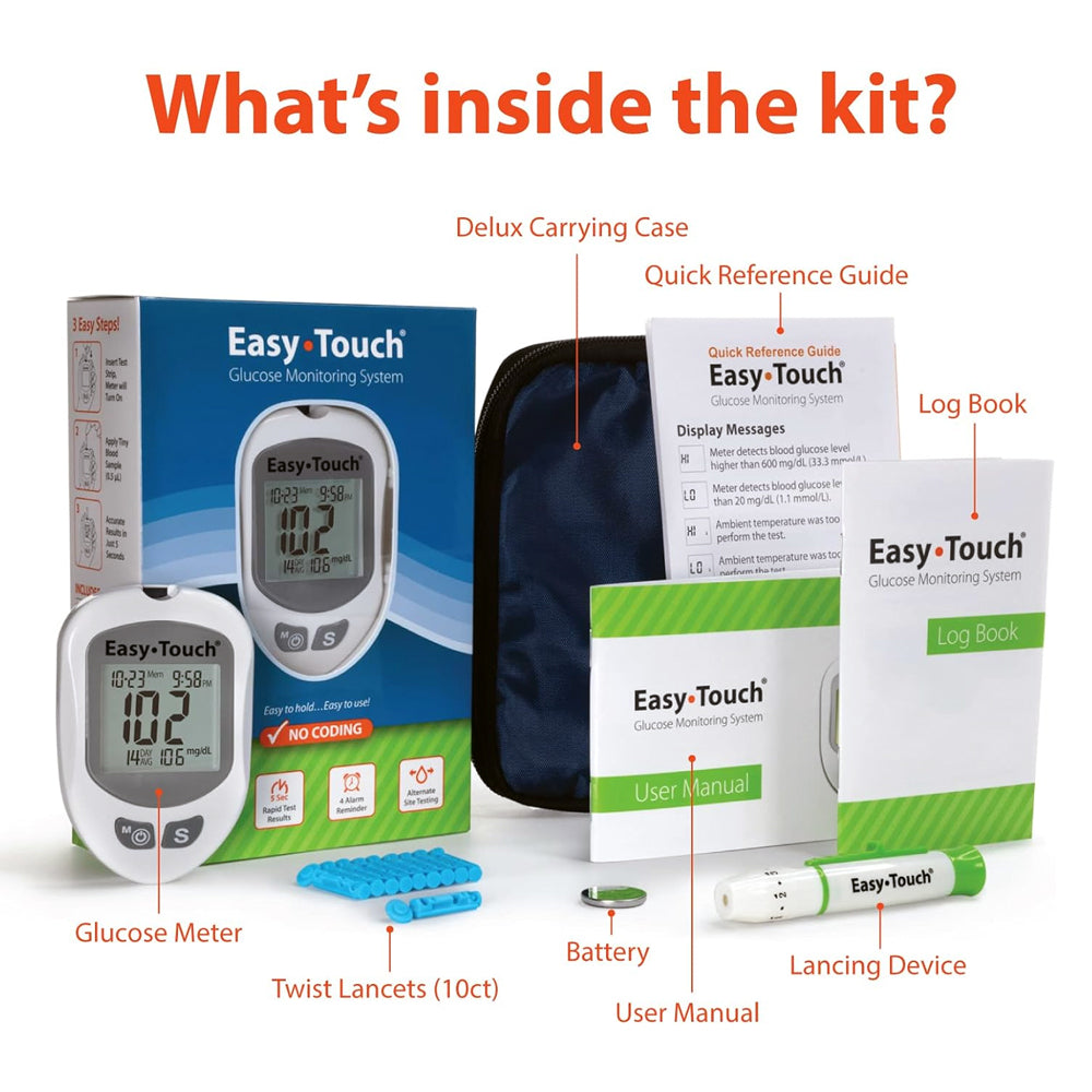 EasyTouch Glucose Meter Contents