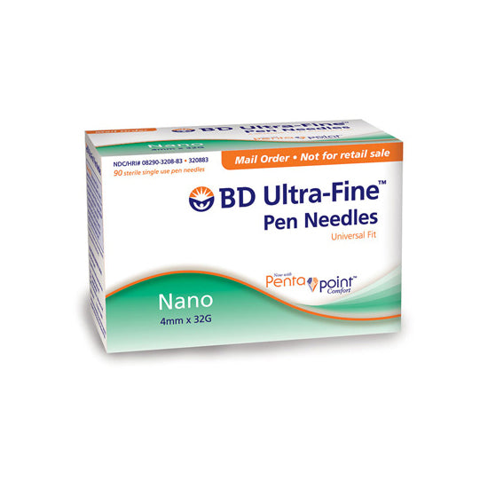 BD Ultra Fine Pen Needles, 4 mm, 32G at Rs 96/box in Barnala