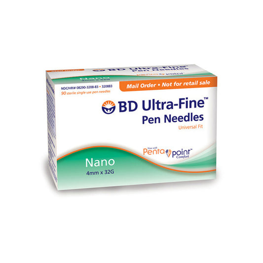 BD Ultra-Fine Pen Needles - 32G 4mm 90ct