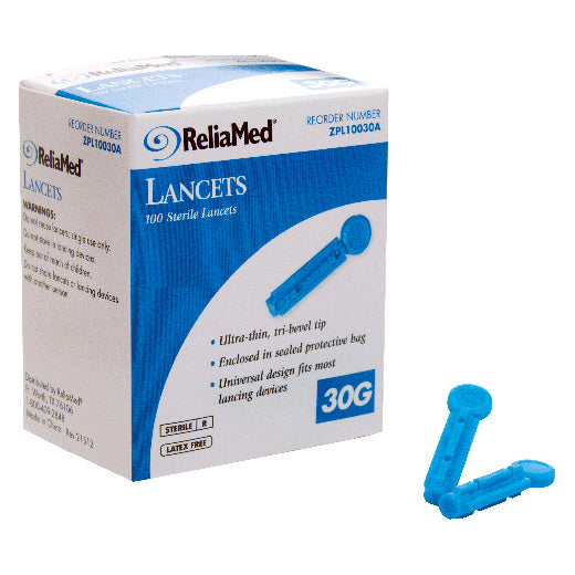 Reliamed Safety Seal Lancets 30g 100ct