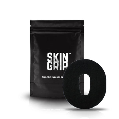 Skin Grip Dexcom G6 Black Adhesive Patches