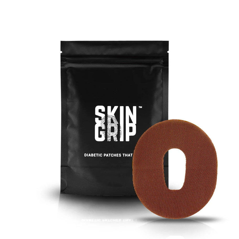 Skin Grip Dexcom G6 Chocolate Adhesive Patches