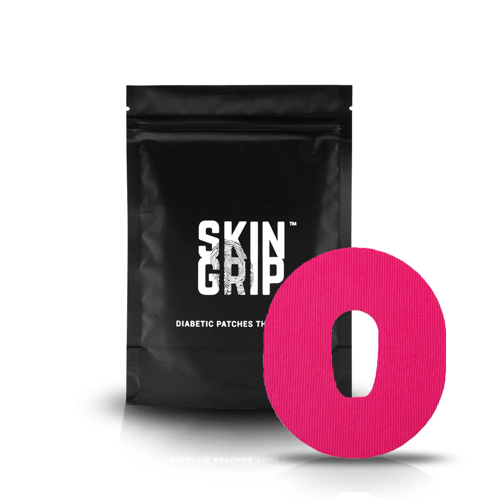 Skin Grip Dexcom G6 Pink Adhesive Patches