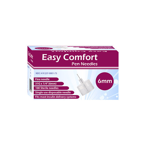 Easy Comfort Pen Needles 6mm