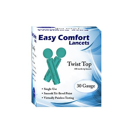 Easy Comfort Twist Top Lancets - 30G