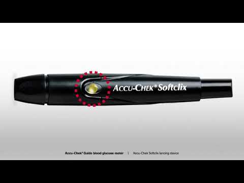 Setup and Using Accu-Chek Guide Meter (with SoftClix Lancing Device)