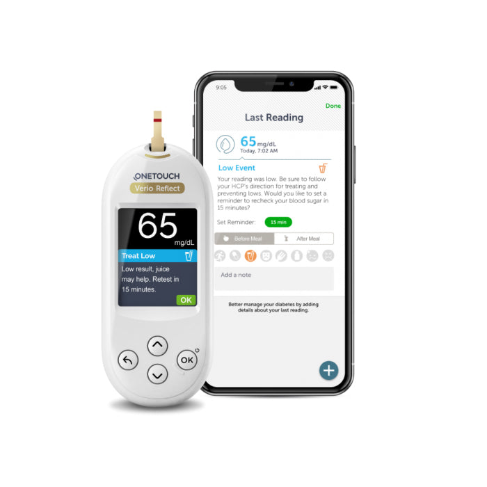 Verio Reflect Meter and Phone App